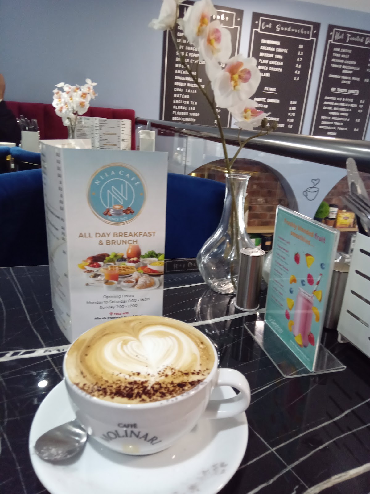 Nila café in Streatham London